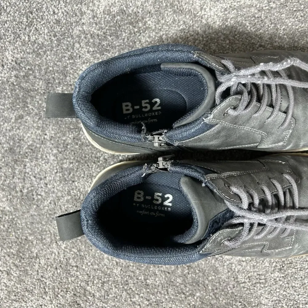 B-52 By Bullboxer Delta Men’s Size 12 Gray Blue Casual Business Shoes Used